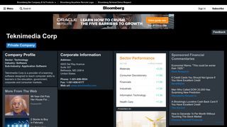 Teknimedia Corp: Company Profile - Bloomberg