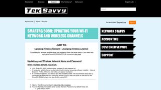 SmartRG 505N: Updating your Wi-Fi Network and Wireless Channels ...