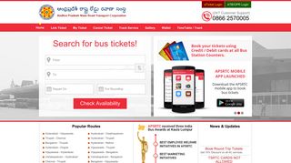 APSRTC Official Website for Online Bus Ticket Booking ...