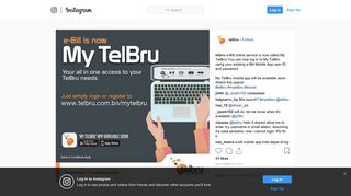 e-Bill online service is now called My TelBru! You can now log in to My ...