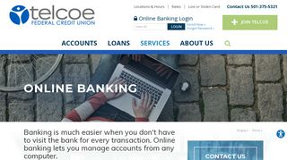Online Banking | Telcoe Federal Credit Union | Little Rock, AR ...