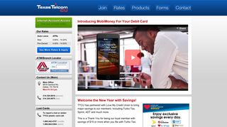 Texas Telcom Credit Union - Home page