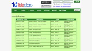 TELECLARO - # Access - teleclaro - home