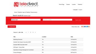 Teledirect Login - Teledirect Telecommerce Jobs - Teledirect Group
