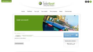 User account | Telefleet