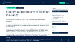 Masternaut partners with Telefleet Insurance | Masternaut
