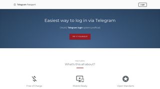 Telegram Passport – easy login and authentification system for ...