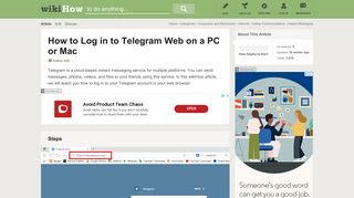 How to Log in to Telegram Web on a PC or Mac: 5 Steps