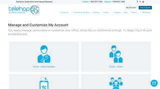 Manage & Customize My Account | Telehop