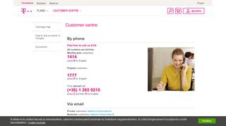Customer centre - Magyar Telekom Group