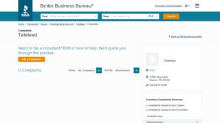 Telelead | Complaints | Better Business Bureau® Profile