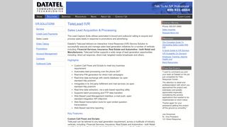 TeleLead IVR - Datatel
