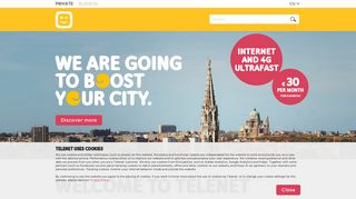 Telenet: Internet, fixed and mobile telephony and television