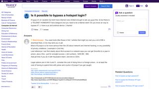 Is it possible to bypass a hotspot login? | Yahoo Answers