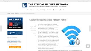 Cool and Illegal Wireless Hotspot Hacks - The Ethical Hacker Network
