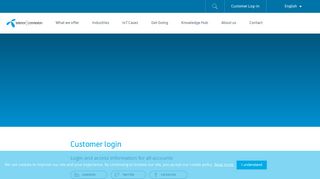 Customer login - Telenor Connexion