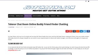 Telenor Chat Room Online Buddy Friend Finder Chatting - Best Free ...