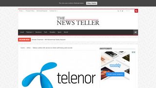 Telenor online info service to check call history and records – The ...