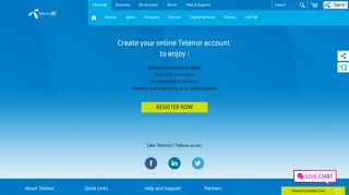 Register your account - Telenor Pakistan
