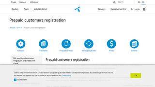 Prepaid customers registration | Telenor