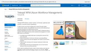 Teleopti WFM (Azure Workforce Management) - Microsoft AppSource