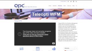 QPC Teleopti WFM | Workforce Management for Contact Centres