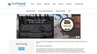 TelePayroll Payroll Services | Online Payroll | Benefits Administration ...