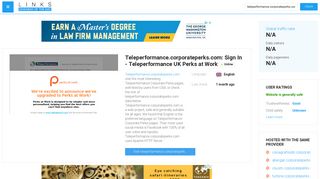 Visit Teleperformance.corporateperks.com - Sign In - Teleperformance ...