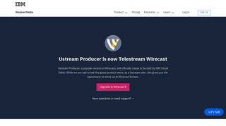 Ustream Producer is now Telestream Wirecast | Watson Media