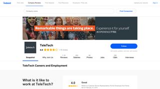 TeleTech Careers and Employment | Indeed.com