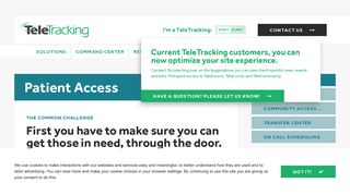 Patient Access - TeleTracking