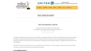 Membership - The National Academy of Television Arts & Sciences