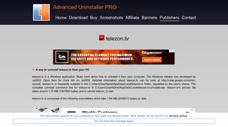 telezon.tv version 2.69.320160621 by Jo2003 - How to uninstall it