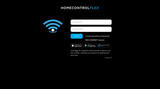 HomeControl Flex > Start > Login