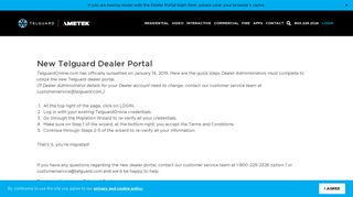 Migrate to the New Telguard Portal | Telguard