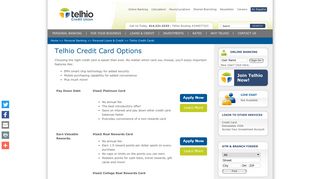 Telhio Credit Cards - Telhio Credit Union