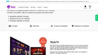 Upptäck Telia Tv och Play - Telia.se