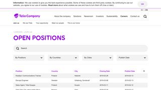 Open positions - Telia Company
