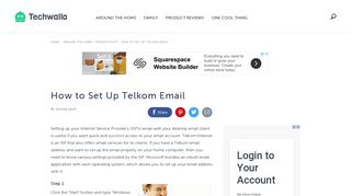 How to Set Up Telkom Email | Techwalla.com