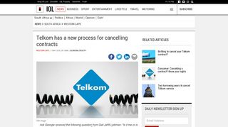 Telkom has a new process for cancelling contracts | IOL News