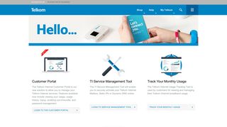 TelkomSA Web Site