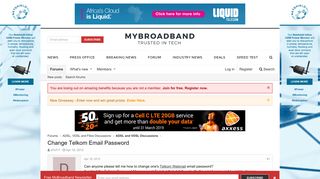 Change Telkom Email Password | MyBroadband