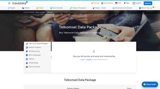 Telkomsel Data Package - Traveloka.com