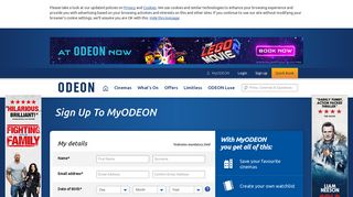 Sign up - Odeon