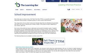 School Improvement | Tell Them From Me | TTFM | The Learning Bar