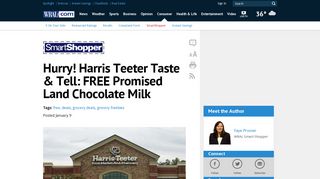 Hurry! Harris Teeter Taste & Tell: FREE Promised Land Chocolate Milk ...