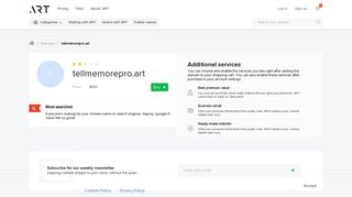 tellmemorepro is available for purchase — premium.get.art
