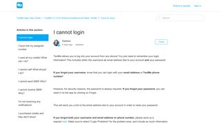 I cannot login – TextMe Apps Help Center