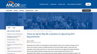 Tellus by Sprint May Be a Solution to Upcoming EVV Requirements ...