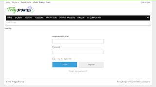 Sign in / Join - Login – Telly Updates